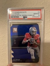 2023 Panini Donruss Elite - C.J. Stroud #2 Aspirations Die-Cut /99 (RC)