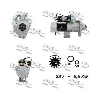 Starter Sidat S24MH0109 für Mitsubishi Renault Volvo