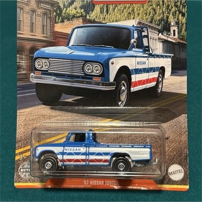 Matchbox '62 Nissan Junior Blue White Red 1:64 Diecast Pickup Truck Unopened Box