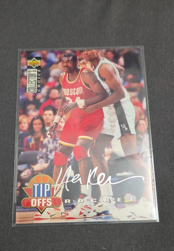 1994-95 Upper Deck tiip Offs Hakeem Olajuwon #175 Japanese Silver Foil Signature