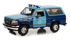 Greenlight 19120 1996 Ford Bronco XLT Massachusetts State Police 1:18 Diecast Mo