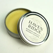 Solid Lotion Metal Tin All Natural Unscented Body Salve Dry Skin Moisturizer