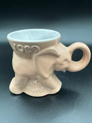 Vintage Frankoma Pottery Poiltical Mugs (Assorted years from 1968 till 2009)
