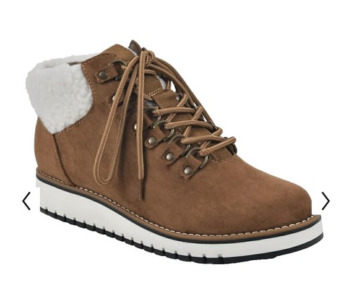 SONOMA Mens Oxford Ankle Boots Fillmore Textured Tan Size 