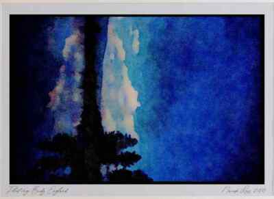 Seen und Flüsse 026052 Small Boat Docks Reflected Limited Edition Aquarell