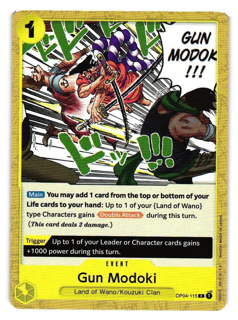 Gun Modoki OP04-115 C English ONE PIECE Kingdom of Intrigue