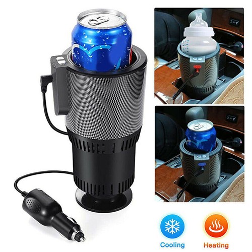 12V Auto Becherhalter Heizung Kühler Kühlung Getränkebehälter Flaschenhalter 1x - Bild 2 von 12