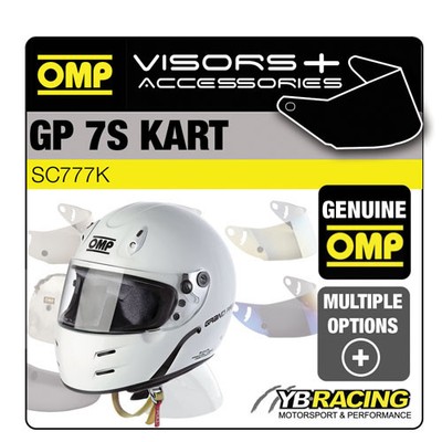 Sc777k OMP GP 7sk GRAND PRIX 7S K per Karting KART CASCO opzionale VISIERE  E RICAMBI | eBay