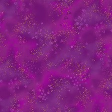 Laurel Burch Basics GLITTER EGGPLANT Dark Fuchsia Metallic Fabric By FQ - 1/4 YD