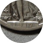 elf Standing Liberty Quarter 1917 S Type II World War I    H47 — photo 3