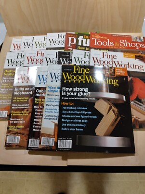 Fine Woodworking Magazine Lot Qty 17