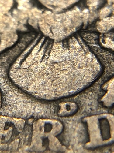 1916-D/D Barbiere Quarter Ripunzonato Marchio di Zecca Controlla il Nostro Inventario - Foto 4 di 5