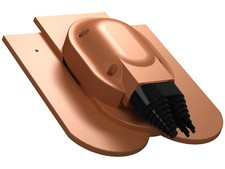 Dachdurchgang Biberschwanzziegel Solardurchgang Dachübergang für Photovoltaik