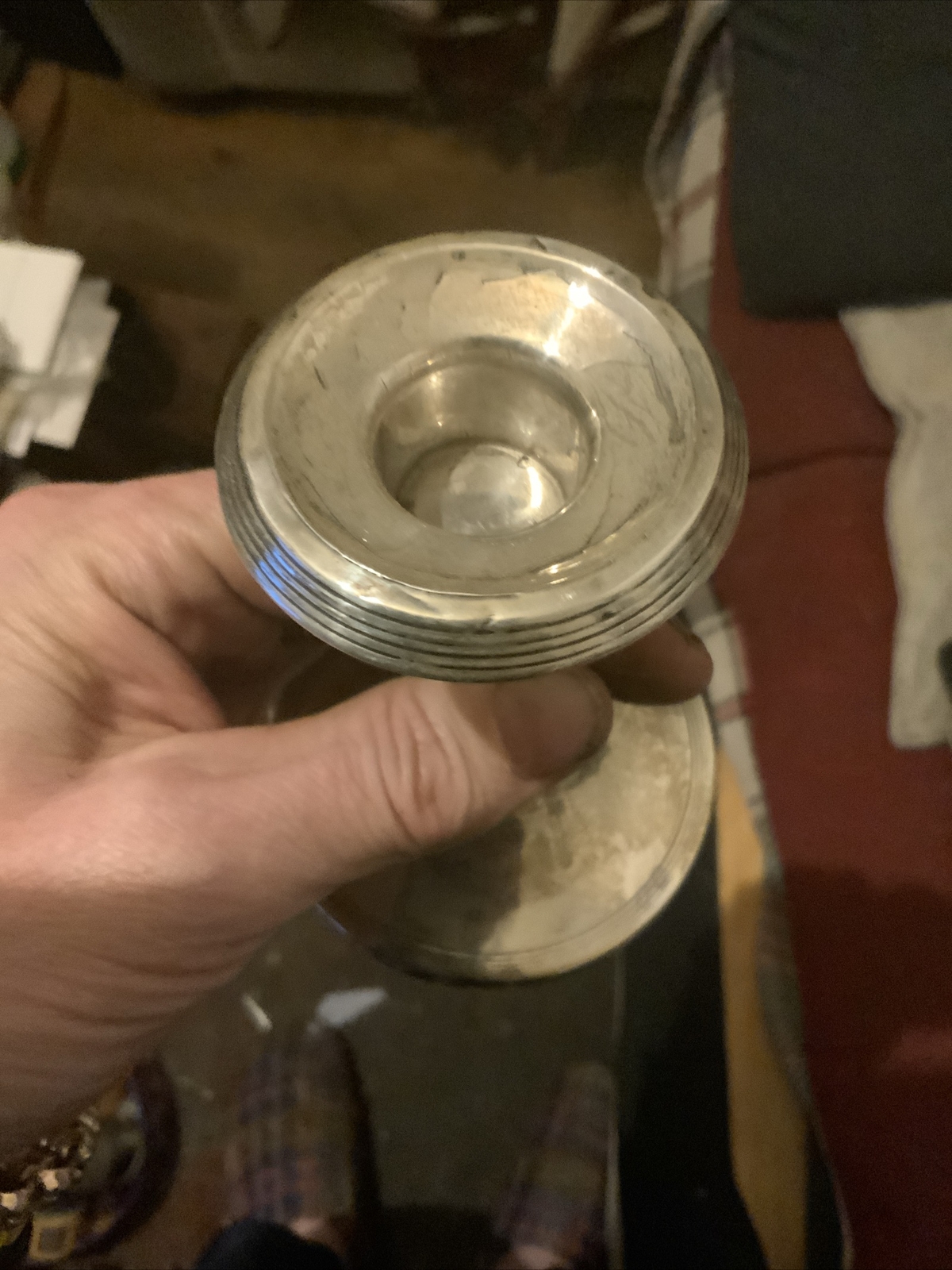 Solid Silver Job Lot,candlesticks,photograph Frame Etc.not Scrap eBay