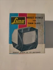 Vintage Luna Midget Viewer For 35mm Slides with Original Box