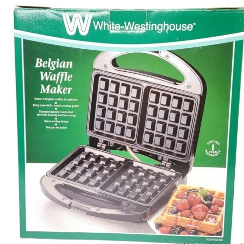 Westinghouse Black Belgian Waffle Maker Waffle Makers