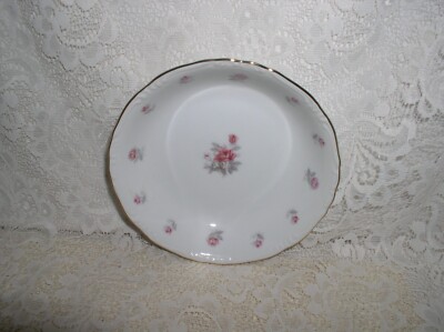 Harmony House Rose Petite Petal Pink Dawn Gray Fruit Berry Bowl