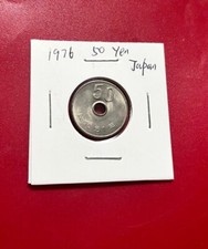 1976 (Year 51) Japan 50 Yen Coin - Nice World Coin !!!