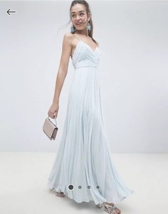 ice blue maxi dress
