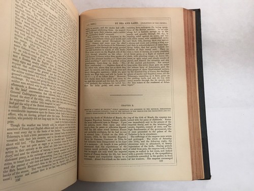 ANTIQUE LEATHER BOOK THE HISTORY OF THE WAR WITH RUSSIA BY HENRY TYRELL LONDON - Picture 8 of 8