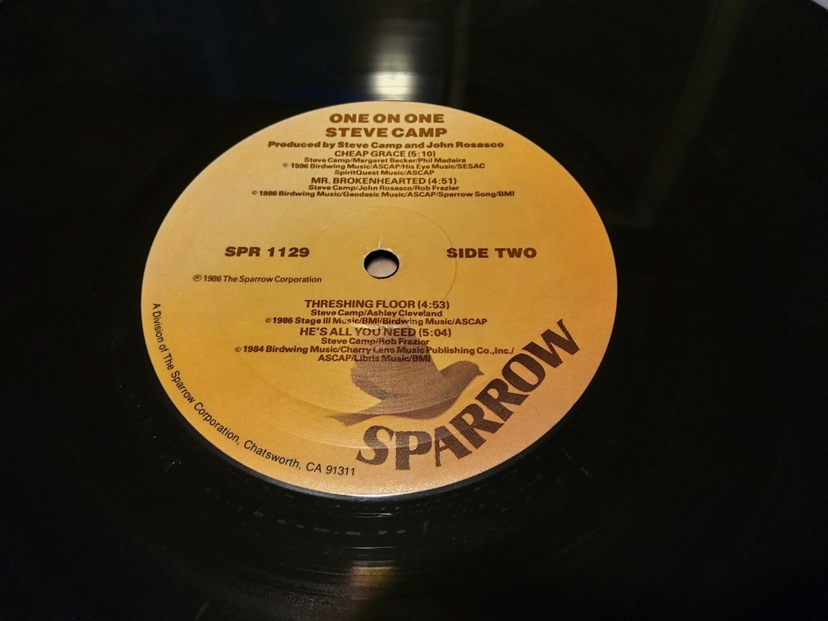 STEVE CAMP ~ ONE ON ONE ~ LP 1986 ~ VG/VG+ ~ CHRISTIAN SPARROW | eBay