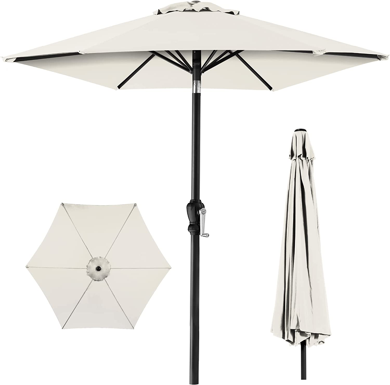 10Ft Large Size Patio Umbrella Outdoor Garden Yard Market Sunshade