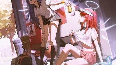 Anime kirino ttk girls mostima arknights exusiai sweaty Playmat Gaming Mat Desk