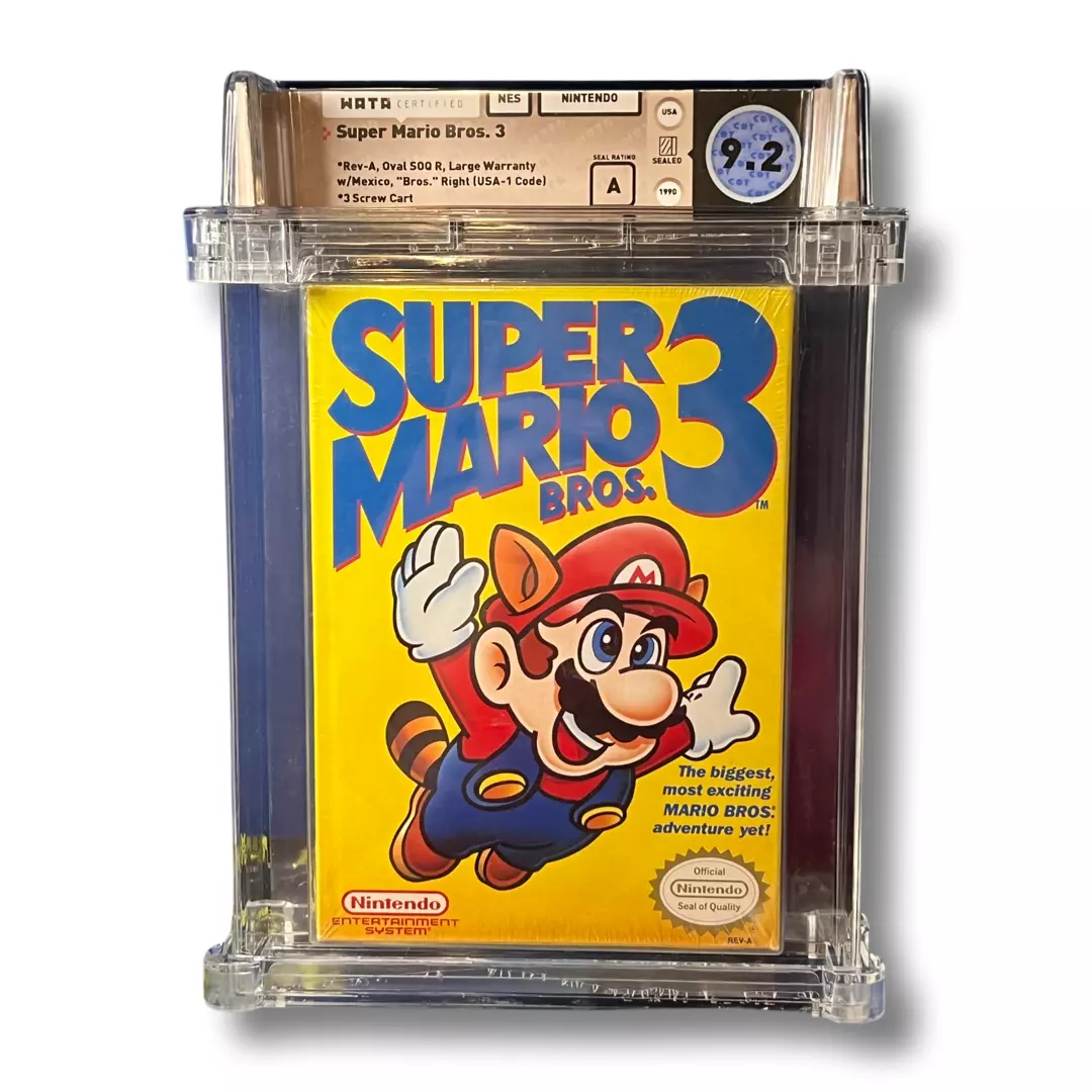 SUPER MARIO BROS. 3 (NINTENDO NES) WATA 9.2 A SEALED