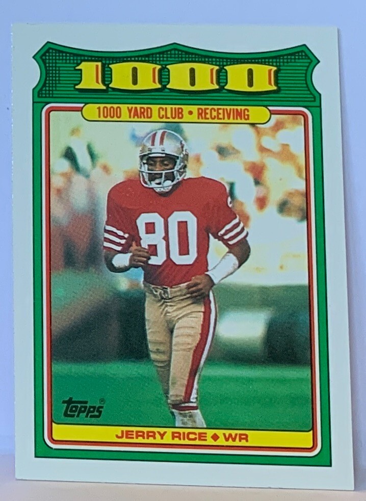 Jerry Rice 1988 Topps 1000 Yard Club # 4   2.1