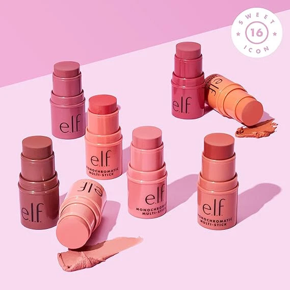 E.L.F. Monochromatic Multi Stick, Luxuriously Creamy & Lightweight 7 Colors*NEW* - Image 4 of 4