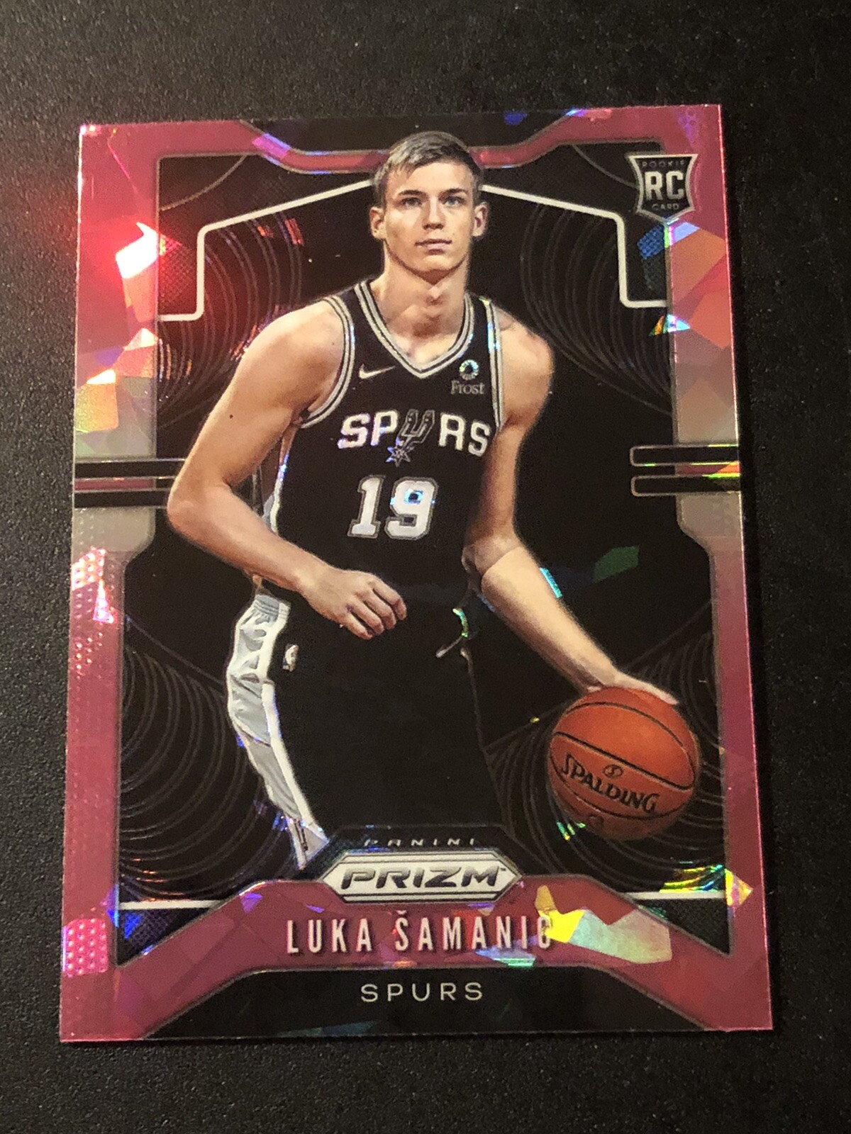 2019-20 Panini Prizm Rookie Pink Ice Prizm Luka Samanic #265 Rookie RC