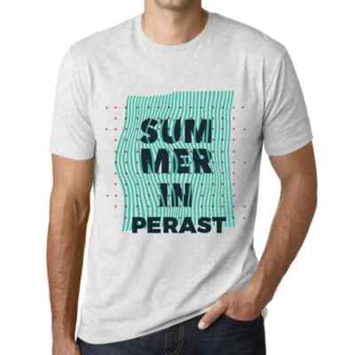 Herren Grafik T-Shirt Sommer in Perast   Summer In Perast   Öko-Verantwortlich