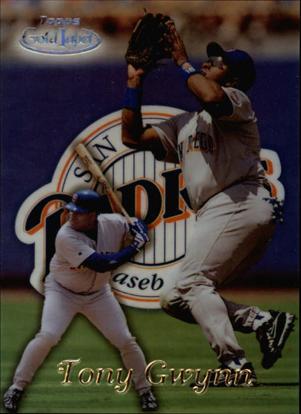 1999 Topps Gold Label Class 1 Black #6 Tony Gwynn - NM-MT