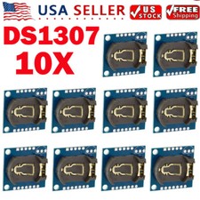 10Pcs I2C RTC DS1307 AT24C32 Real Time Clock Module For Arduino AVR ARM PIC SMD