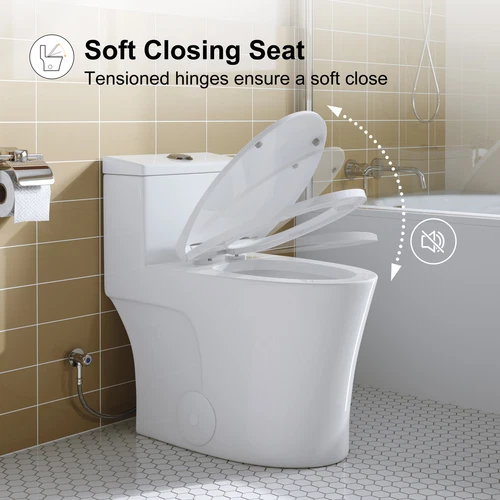 Premium ADA Height Toilets - Comfortable and Accessible - 17.3'' 10'' Rough-In
