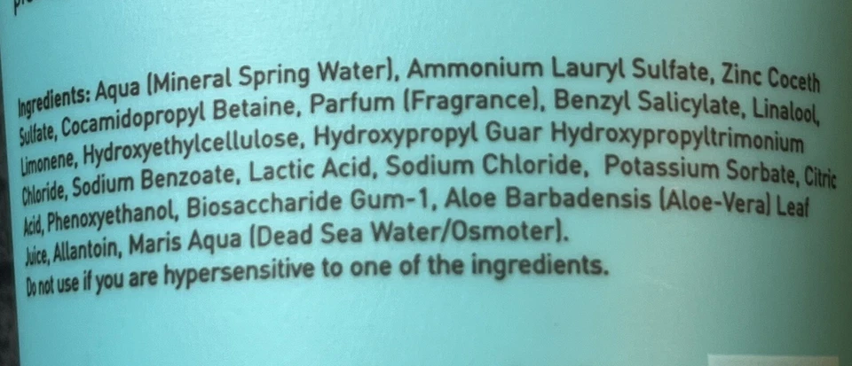 AHAVA - DEADSEA WATER - MINERAL Shower Gel - SEA-KISSED 6.8 fl oz SEALED - Image 4 of 4