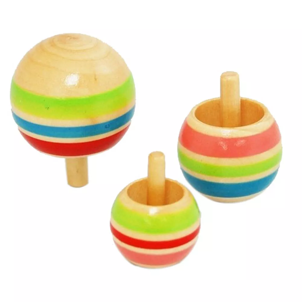 3pcs Magic Spinning Top Gyro Self inverting Spinner Kids Classic