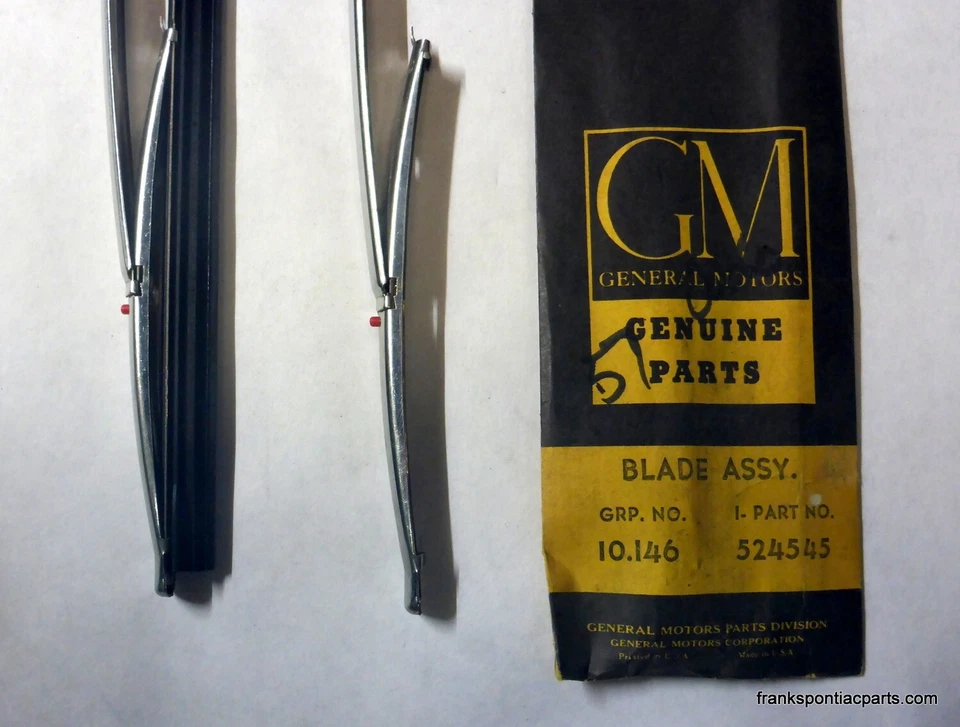 Pontiac 1957 NOS GM Anco limpiaparabrisas escobillas Star Chief Chieftain Safari 57 Foto 2 de 4