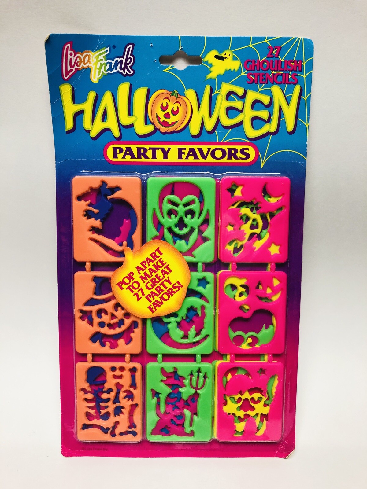 Srenta Halloween Treat Bags - 50 Pack 11x17 Inch Plastic Candy Bags With Handles For Trick Or Treat