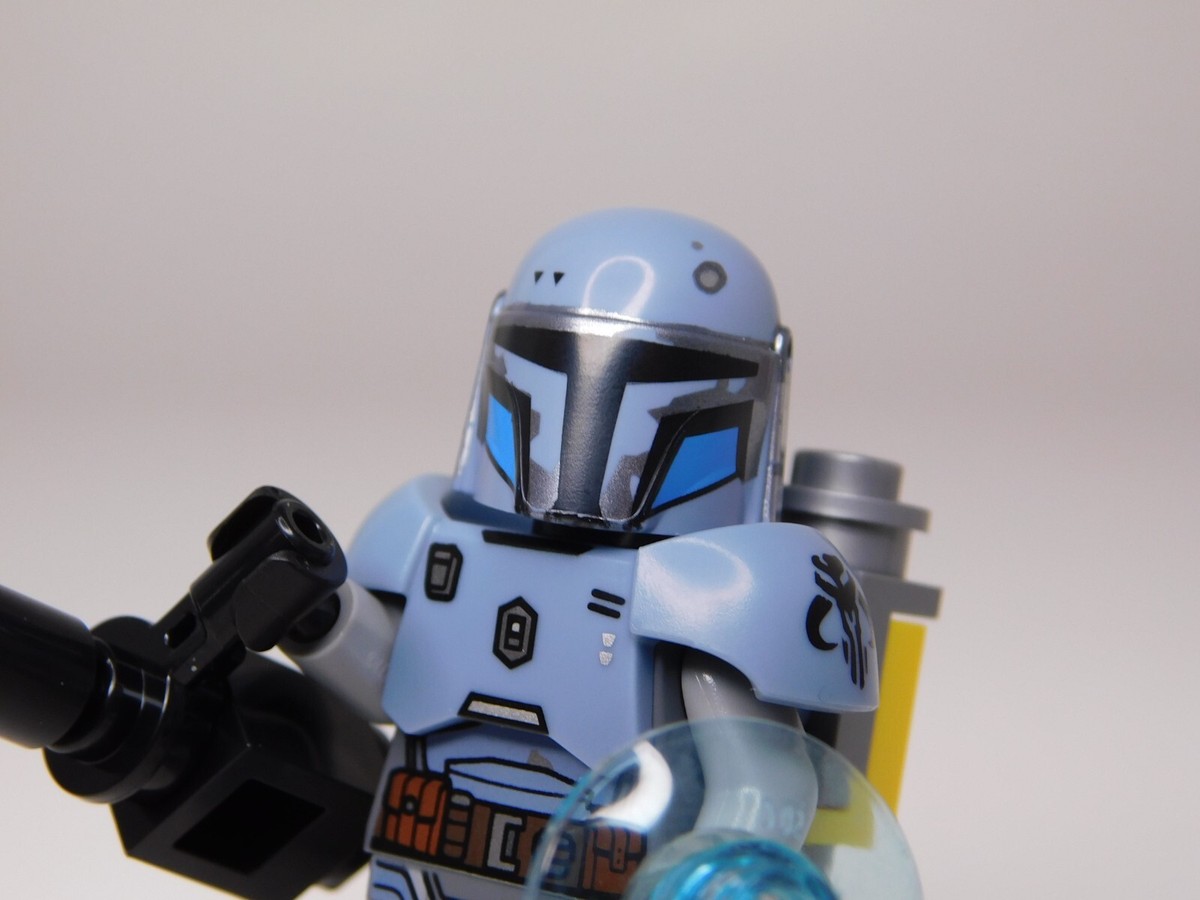 LEGO Star Wars Paz Vizsla Minifigure + Extras! 75386, 75319 Ship