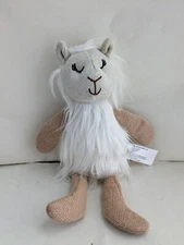 Animal Adventure Wooly Furry White Sheep Lamb Llama Plush 11" Lovey 2019 Goat
