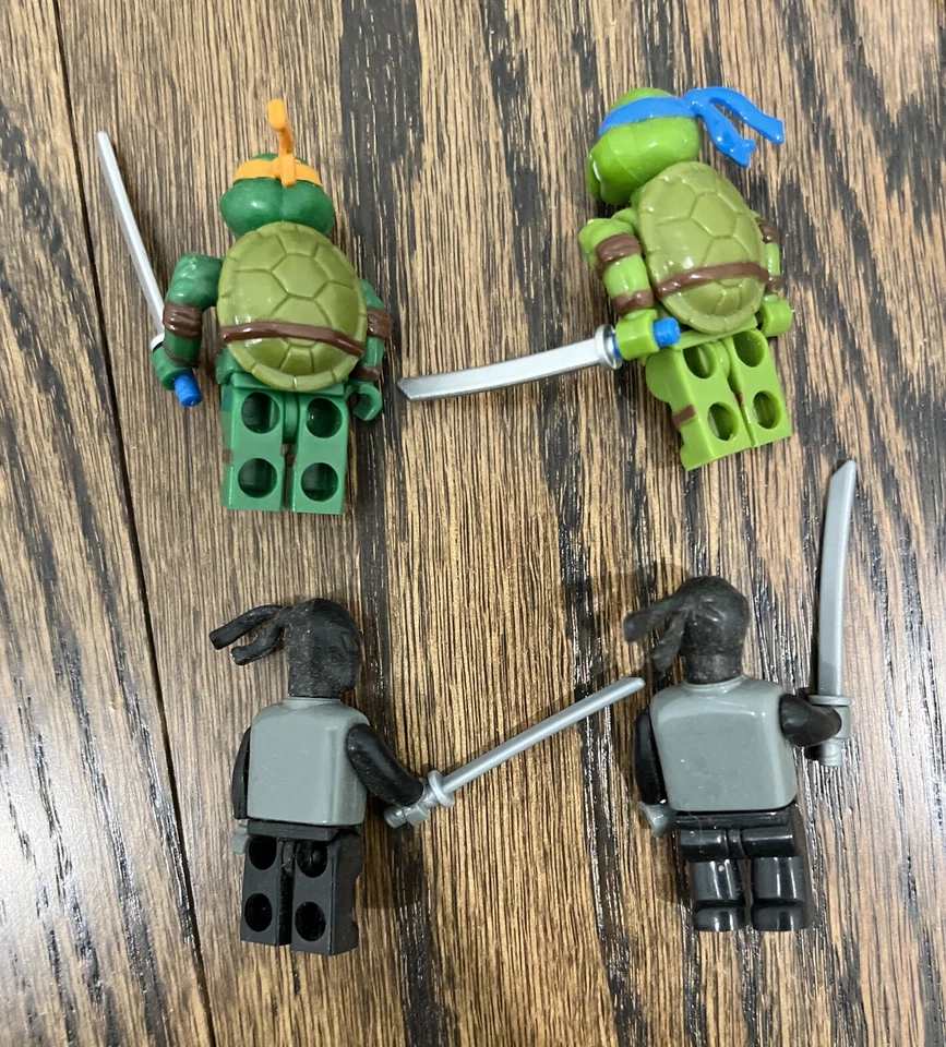 Mega Bloks Teen Aged Mutant Ninja Turtles-Battle At Shell Bridge-1411-99% Compl. Foto 3 de 4