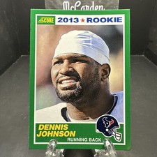 2013 Score Rookie Dennis Johnson #359 Rookie RC Houston Texans
