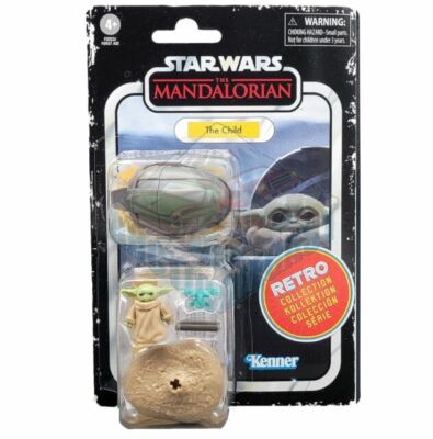 Hasbro Star Wars Retro Collection Mandalorian The Child Grogu Action Figure -...