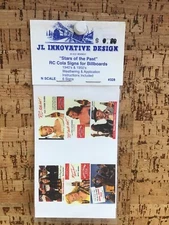 JL Innovative Design N Scale #328: 1940’s “Stars Of The Past” RC Cola Signs
