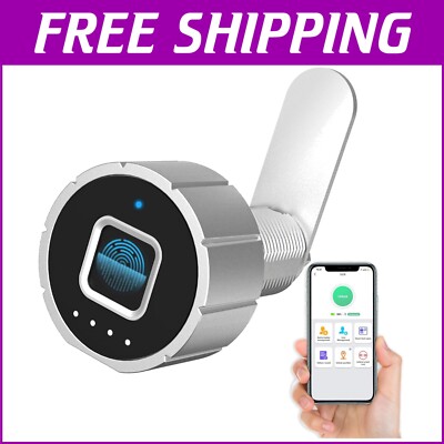 Smart Bluetooth Biometric Cabinet Lock - Fingerprint Security for All Furniture#