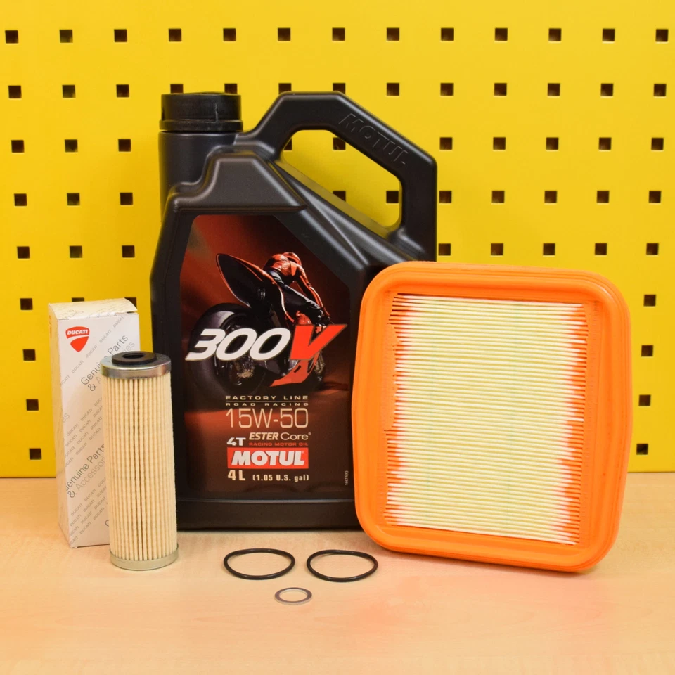 Original Filtre à Huile Air Motul 300V 15w50 pour : Ducati 899 1199 Panigale - Photo 1/1