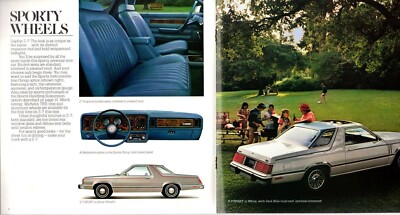 1981 Mercury ZEPHYR Brochure/Catalog w/ Color Chart: Z-7, Villager