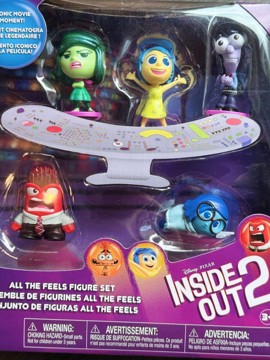 Disney and Pixar Inside Out 2 All the Feels Figure Set, Kids Toys