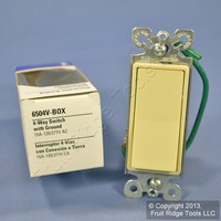 Eagle Commercial Grade Ivory 4-way Decorator Rocker Wall Light Switch 15a 6504v Eagle Commercial Grade Ivory 4-way Decorator Rocker Wall Light Switch 15a 6504v